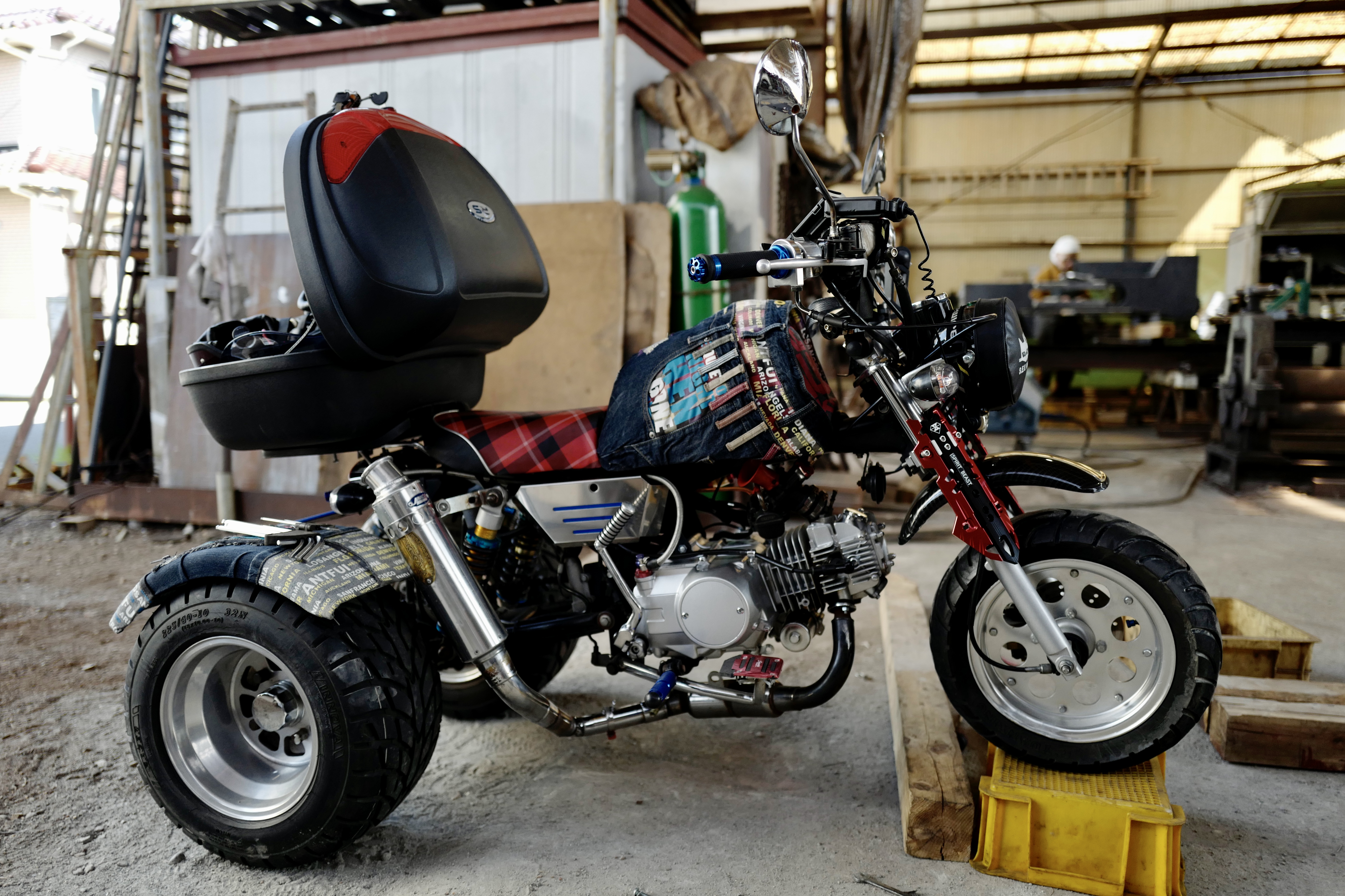 モンキーバイクのマフラー改修 | 金属溶接（鉄・ステンレス・アルミ)の